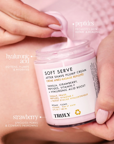 Crema Truly Soft Serve Fresa