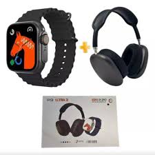 Reloj P9 ULTRA 2 + Audífonos + 2 correas